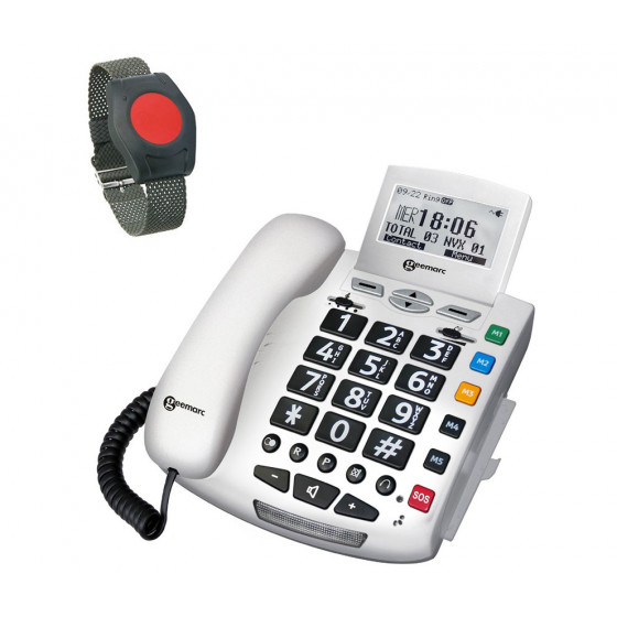G-TELWARE® (ELDAT version!) 2024 model senior phone senior emergency phone with radio SOS transmitter