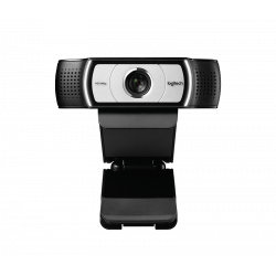 Logitech C930e Business Webcam, Full HD 1080p, 90° Field of View, 4x Zoom, Autofocus, RightLight 2 Technology, Cover Panel, Fü